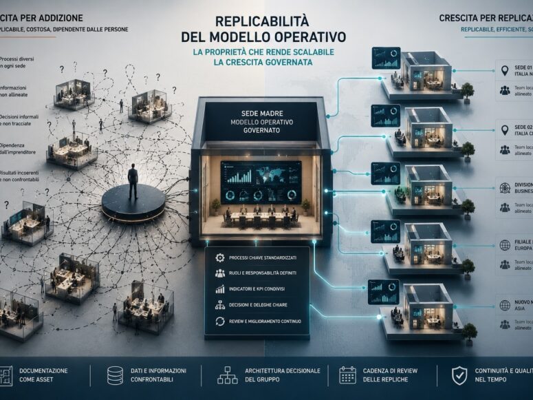 Replicabilità del modello operativo scalare la crescita governata senza perdere coerenza organizzativa Replicabilità del modello operativo scalare la crescita governata senza perdere coerenza organizzativa